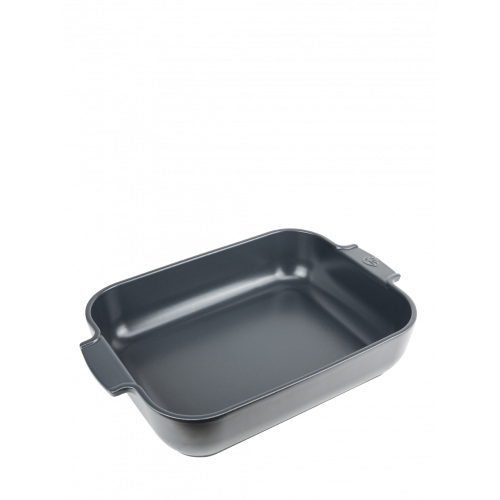 Peugeot Appolia rectangular baking dish 40 cm slate gray - ceramic