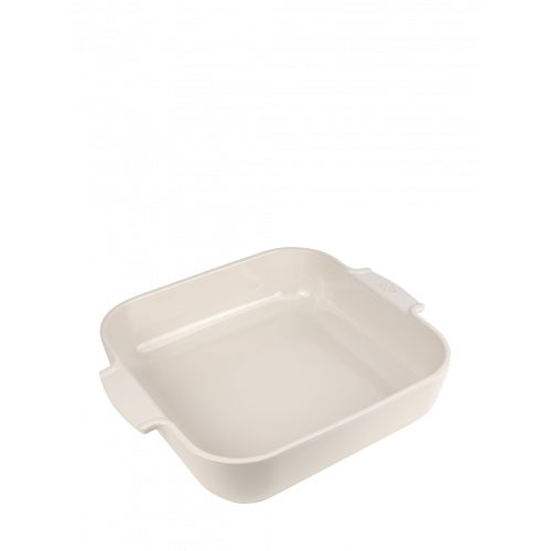 Peugeot Appolia square baking dish 36 cm ecru - ceramic