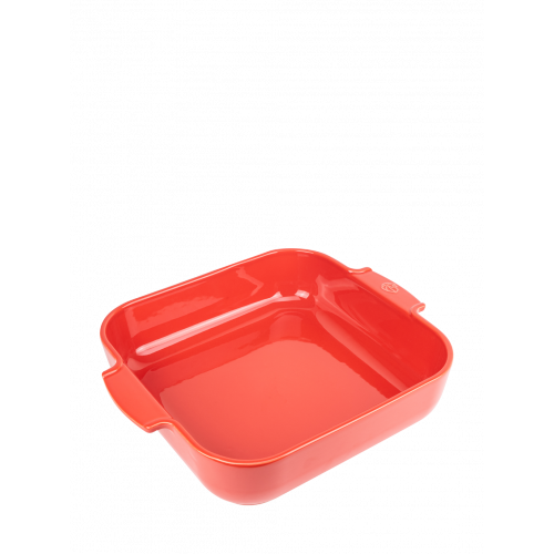 Peugeot Appolia square baking dish 36 cm red - ceramic