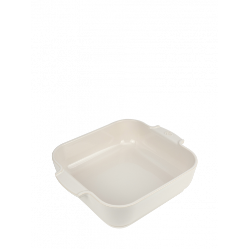 Peugeot Appolia square baking dish 28 cm ecru - ceramic