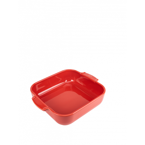 Peugeot Appolia square baking dish 28 cm red - ceramic