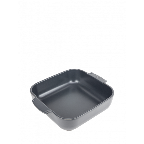 Peugeot Appolia square baking dish 28 cm slate gray - ceramic