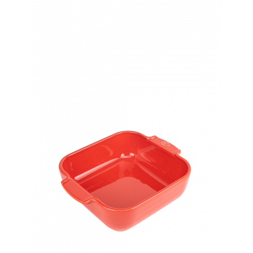 Peugeot Appolia square baking dish 21 cm red - ceramic