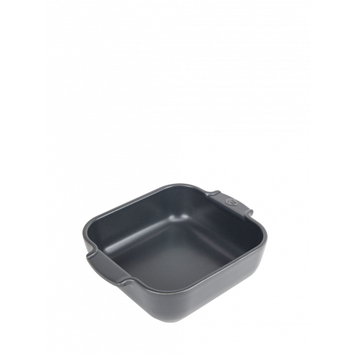 Peugeot Appolia square baking dish 21 cm slate gray - ceramic