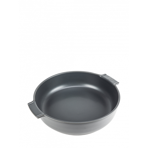 Peugeot Appolia round baking dish 34 cm slate grey - ceramic
