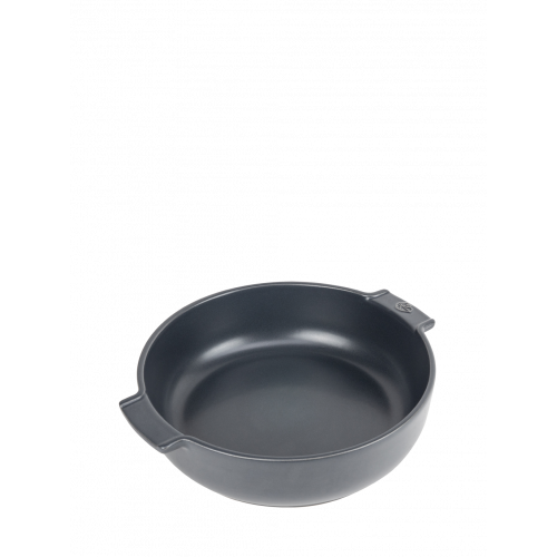 Peugeot Appolia round baking dish 27 cm slate grey - ceramic