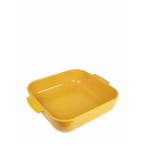 Peugeot Appolia Square Casserole Dish 36 cm Saffron Yellow - Ceramic