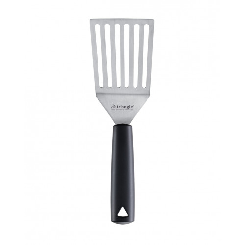 triangle Spirit Palette 12 cm angled slotted - stainless steel - plastic handle