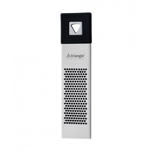 triangle aroma grater - stainless steel - plastic