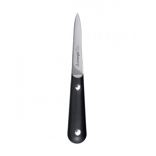 triangle oyster knife riveted - stainless steel - plastic handle