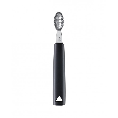 triangle Spirit ball former wavy - stainless steel - handle plastic