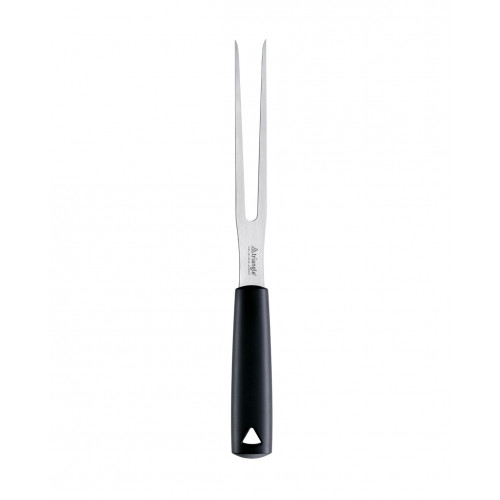 triangle spirit meat fork 14 cm - stainless steel - plastic handle