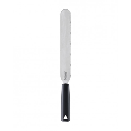 triangle Spirit cake knife 25 cm serrated - stainless steel - plastic handle