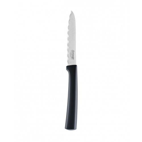 triangle Spirit tomato knife 10 cm with flowing wave - stainless steel - plastic handle
