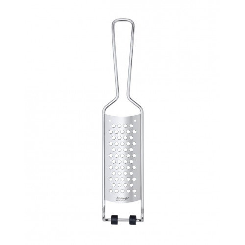 triangle grater coarse with catcher - stainless steel