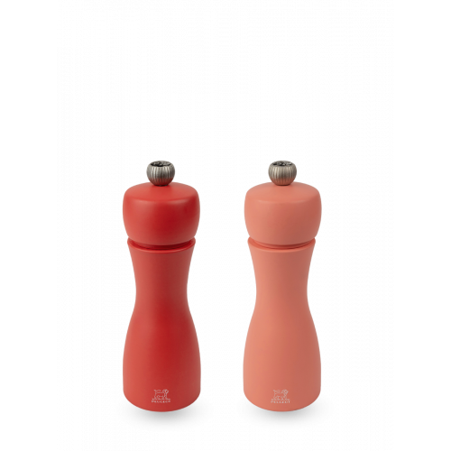 Peugeot Tahiti Duo Pfeffer+ Salzmühle Feuer 15 cm Buchenholz - Zirlion-Mahlwerk