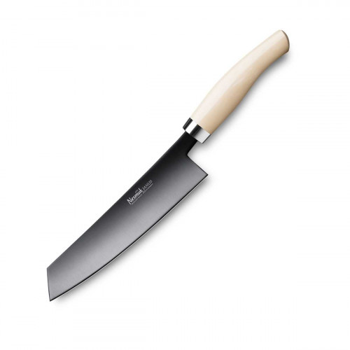 Nesmuk Janus chef's knife 18 cm - niobium steel with DLC coating - Juma Ivory handle