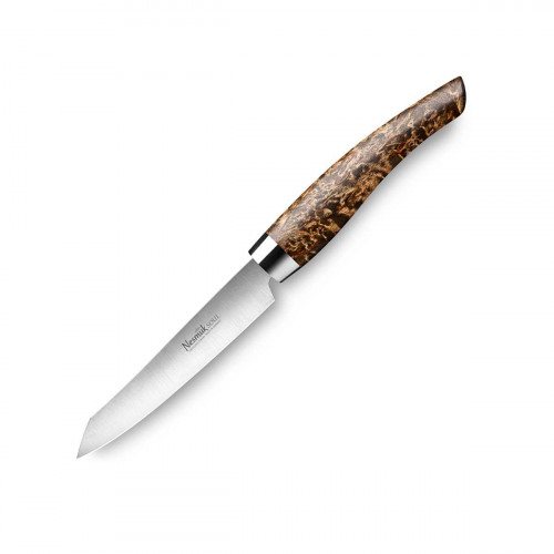 Nesmuk Soul Office Knife 9 cm - Niobium Steel - Karelian Masur Birch Handle