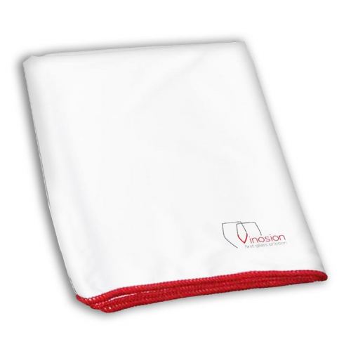 Vinosion cleaning and polishing cloth made of microfiber with red edging 40x70 cm