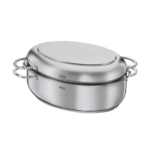 Rösle Pureelements Bräter oval mit Deckel 42 x 31,5 cm