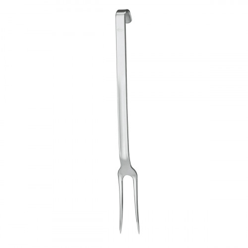 Rösle meat fork with hook - stainless steel