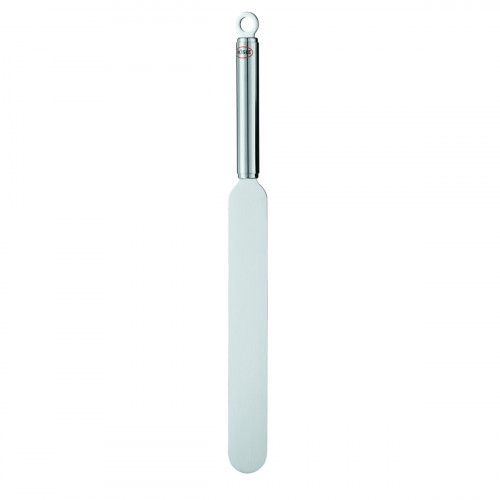 Rösle Spreading Palette straight 25 cm with round handle - stainless steel