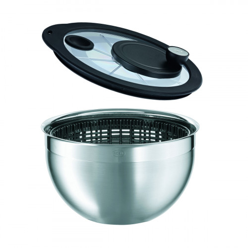 Rösle salad spinner with glass lid