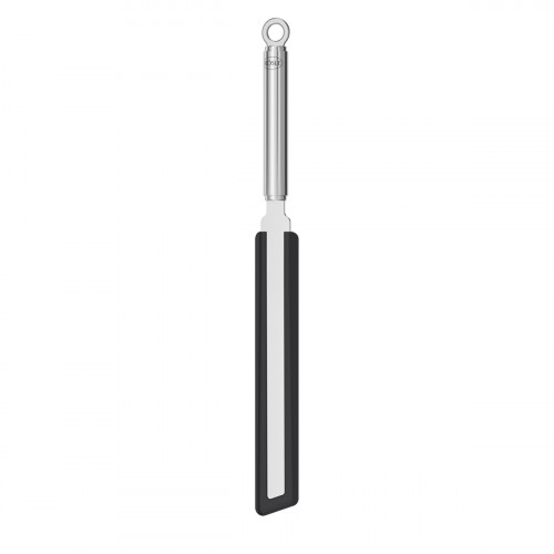 Rösle Crêpes turner with round handle - stainless steel with silicone edge