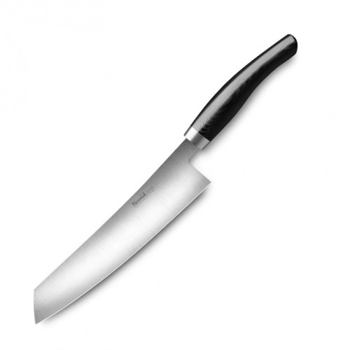 Nesmuk Soul Chef's Knife 24 cm - Niobium Steel - Black Micarta Handle