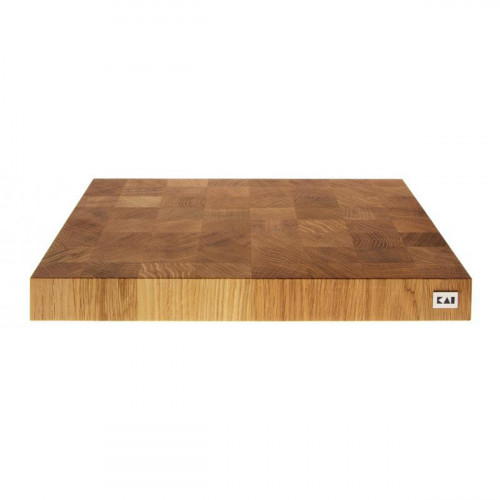 KAI chopping block 39x26.2 cm - oak end grain
