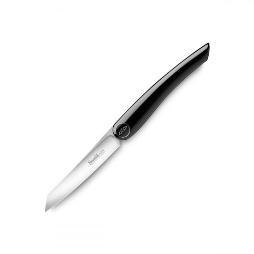 Nesmuk Soul Folder 8.9 cm - Niobium steel - black piano lacquer handle