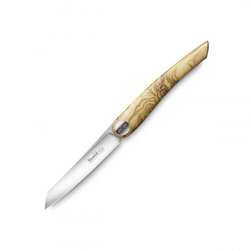 Nesmuk Soul Folder 8.9 cm - Niobium Steel - Olive Wood Handle