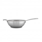 Falk Culinair Flandria Wok 28 cm / 4.5 L - Stainless Steel Multi-layer Material with Copper Core