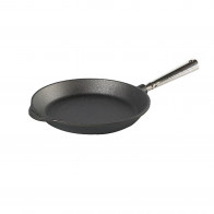 Skeppshult Professional Pan 24 cm - Cast Iron with Stainless Steel Handle