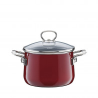 Riess Nouvelle Rosso extra strong meat pot 16 cm / 2.0 L - enamel