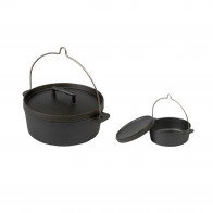 Skeppshult Dutch Oven Pot 29 cm & Lid / 5.5 L - Cast Iron
