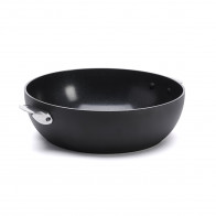 de Buyer Ceranoa Loqy Curved Sauté Pan 24 cm with Ceramic Coating - Aluminum