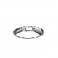 de Buyer stainless steel lid 20 cm with cast stainless steel handle