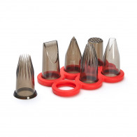 de Buyer Le Tube Nozzle Set Creative 6-Piece - Tritan