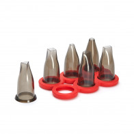 de Buyer Le Tube Nozzle Set Geometric 6-piece - Tritan