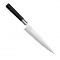 KAI Wasabi Black flexible filleting knife 18 cm - stainless steel blade - plastic handle