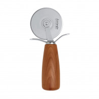 triangle Soul Pizza Cutter d: 7 cm - Stainless Steel - Plum Wood Handle
