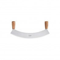 triangle Soul rocking knife 36 cm - hardened stainless steel - handles made of core ash