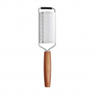 triangle Sense Cheese Grater - Stainless Steel - Plum Wood Handle