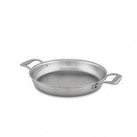Falk Culinair Flandria Pan 28 cm with Handle Grips - Stainless Steel Multi-layer Material with Copper Core