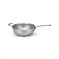 Falk Culinair Flandria Risotto Pan / Wok 24 cm / 2.8 L - Stainless steel multi-layer material with copper core