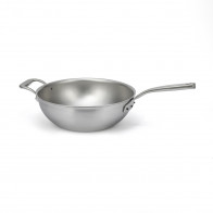 Falk Culinair Flandria Wok 28 cm / 4.5 L - Stainless steel multi-layer material with copper core