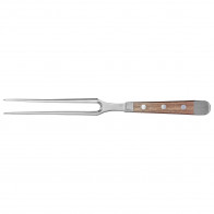 Güde Alpha Walnut Meat Fork 18 cm - CVM Knife Steel - Walnut Wood Handle Scales