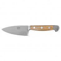 Güde Alpha Walnut Hard Cheese Knife 10 cm - CVM Steel Blade - Walnut Wood Handle Scales
