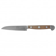 Güde Alpha Walnut Vegetable Knife 9 cm - CVM Steel Blade - Walnut Wood Handle Scales